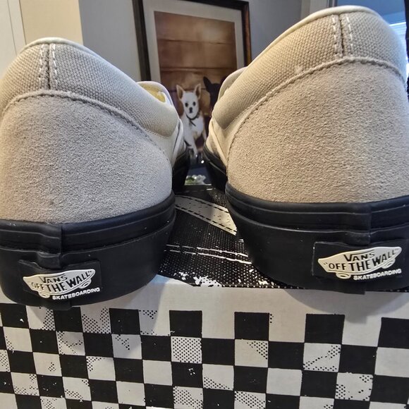 Vans Skate Slip-On Sneakers Shoes Tan/Black VN0A2Z31Y59 Men's US SIZE 10 NEW - Picture 7 of 14